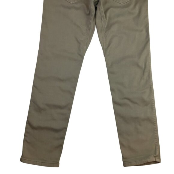Du/er Mens Slim Fit Performance Denim Pants 34x30 Beige Cotton Blend Stretch - Picture 8 of 16